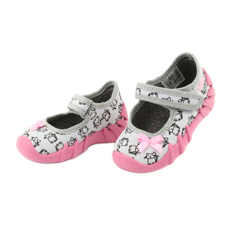 Chaussures enfant Befado 109P198 le noir rose gris 3