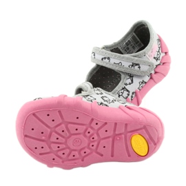 Chaussures enfant Befado 109P198 le noir rose gris 5