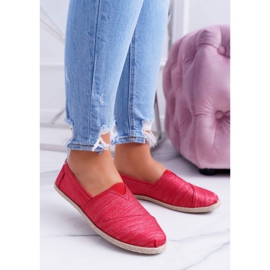 NEWS Espadrilles à paillettes rouges pour femmes d'Emmera 1