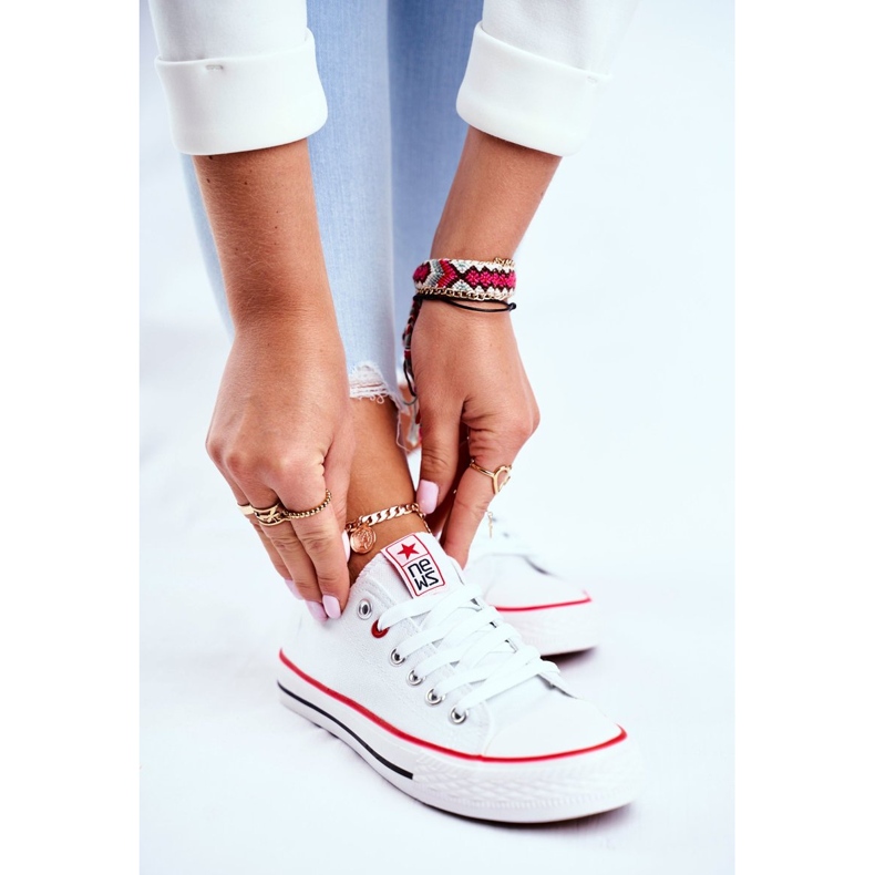 Baskets Flamenco Blanches Femme 1