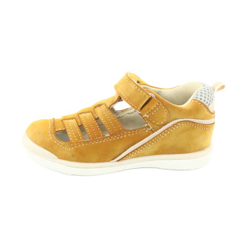 Sandales velcro garçon American Club GC12/20 jaune 2