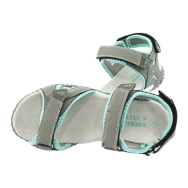 American Club Sandales sportives super insert en cuir RL26 / 20 gris 4