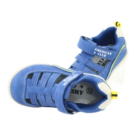 American Club Boys sandals insert en cuir gc12 / 20 bleu 5