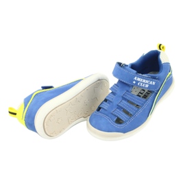 American Club Boys sandals insert en cuir gc12 / 20 bleu 4