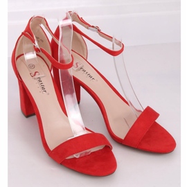 Sandales à talons rouges CD59P Rouge 3