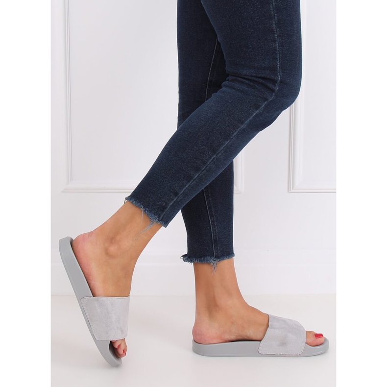 Chaussons simples gris CK98 Gris brun 2