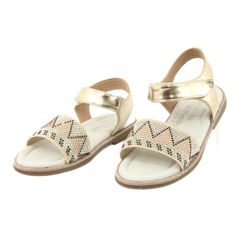 American Club Filles de sandales le noir 2