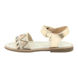 American Club Filles de sandales le noir 1