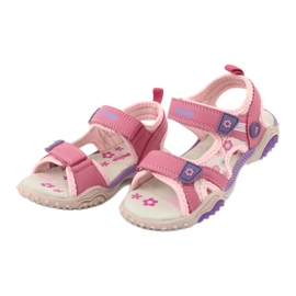 American Club American HL17 / 19 Sandales de filles rose-violet 2