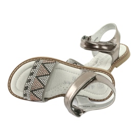 American Club Filles de sandales argent 5 American Club Filles de sandales argent 5