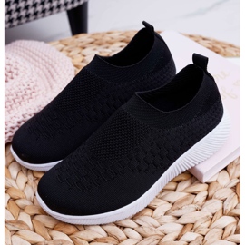 EVE Chaussures de sport noires pour enfants Lambi pour jeunes le noir 1