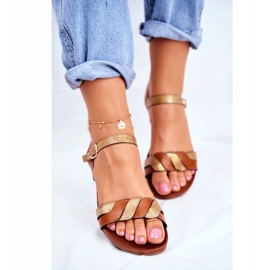 S.Barski Sandales pour femmes Flat Brown Summer Vibes brun 2 S.Barski Sandales pour femmes Flat Brown Summer Vibes brun 2