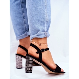 S.Barski Sandales Talon Femme Noir Barski Baskila 2