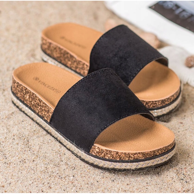 Chaussons VINCEZA noirs le noir 1 Chaussons VINCEZA noirs le noir 1