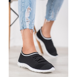 Bella Paris Chaussures de sport à enfiler noir 1