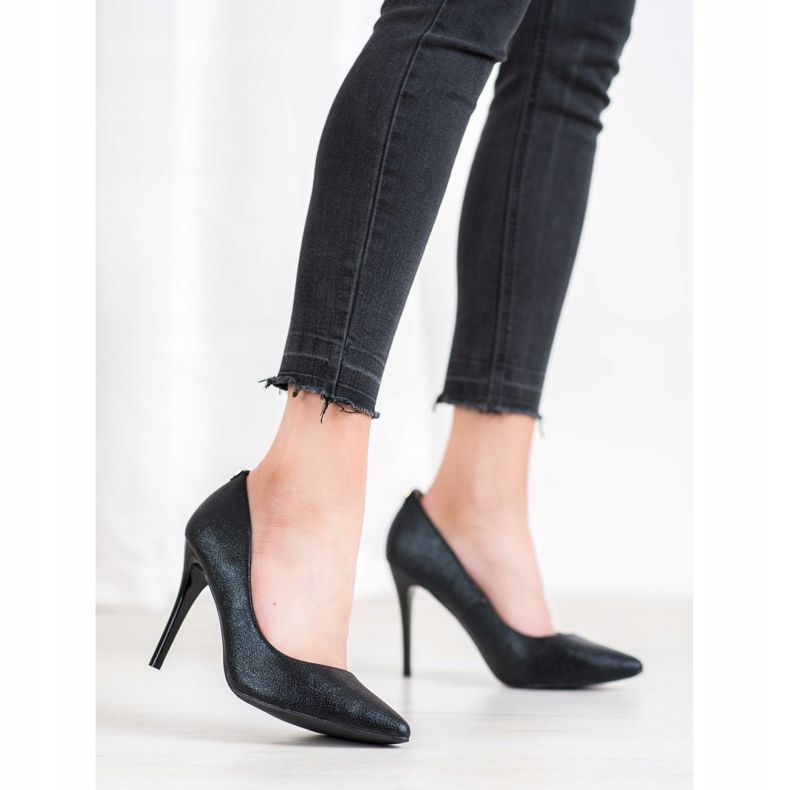 Goodin Talons hauts élégants noir 2