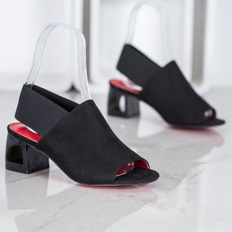 Goodin Chaussures à enfiler sur un poteau le noir 1