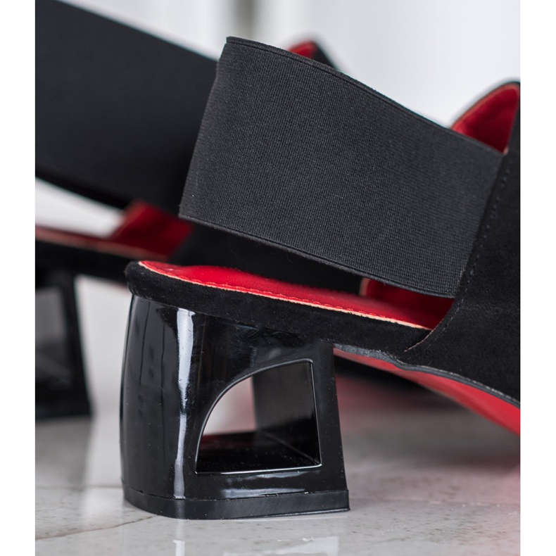 Goodin Chaussures à enfiler sur un poteau noir 2