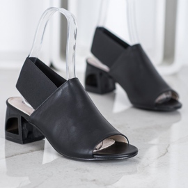 Goodin Chaussures à enfiler sur un poteau noir 1