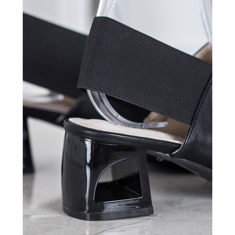 Goodin Chaussures à enfiler sur un poteau noir 2