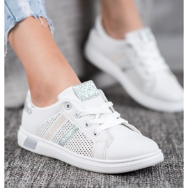 SHELOVET Baskets Ajourées Légères blanc 2