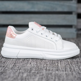 SHELOVET Chaussures de sport blanches 1