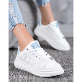 SHELOVET Chaussures de sport blanches 2