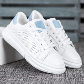 SHELOVET Chaussures de sport blanches 1