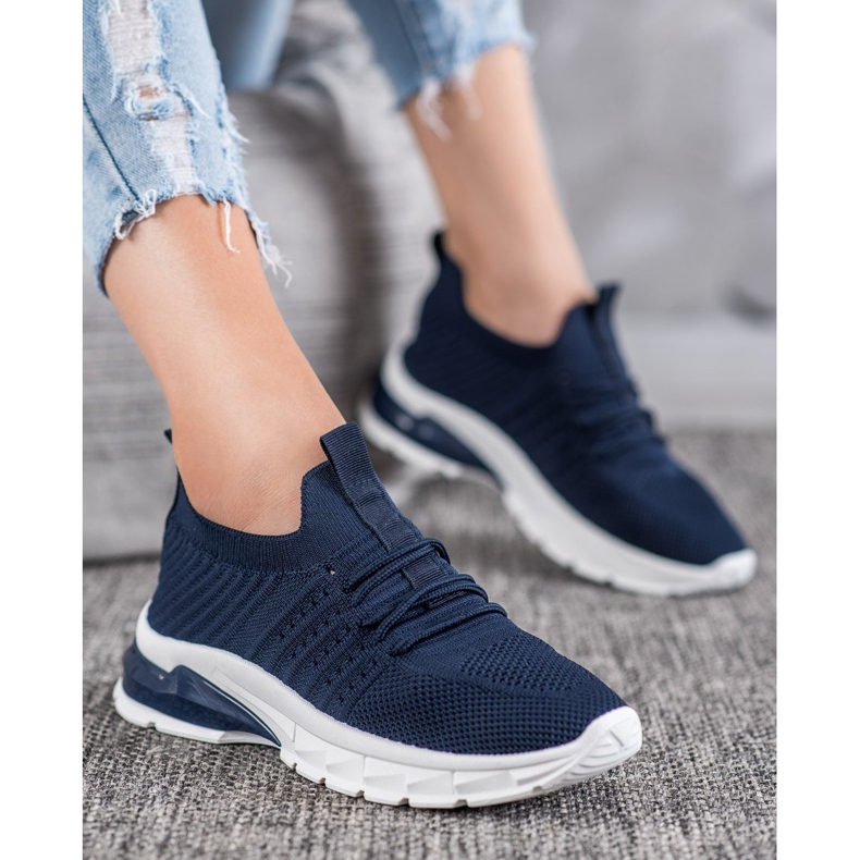 Bella Paris Baskets ajourées bleu 1