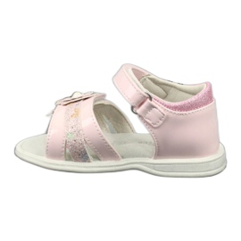 American Club Sandales en cuir des filles avec des fleurs xd12 / 20 rose 1 American Club Sandales en cuir des filles avec des fleurs xd12 / 20 rose 1