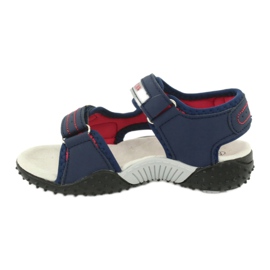 American Club Sandals en cuir INSERT HL21 / 20 Navy Bleu 1