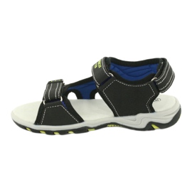 American Club Insert en cuir sandales de sport garçons rl30 / 20 noir 1