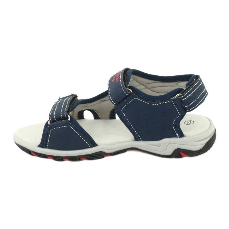 American Club Boys sandales en cuir insert rl30 / 20 bleu marine 1