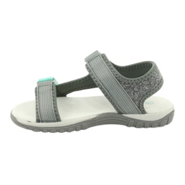 American Club RL24/20 sandales grises avec empiècement en cuir 1