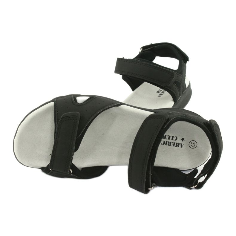 American Club HL15 / 20 sandales de sport noires le noir 4