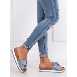 Chaussons bleu femme bleu SS116P Bleu 3