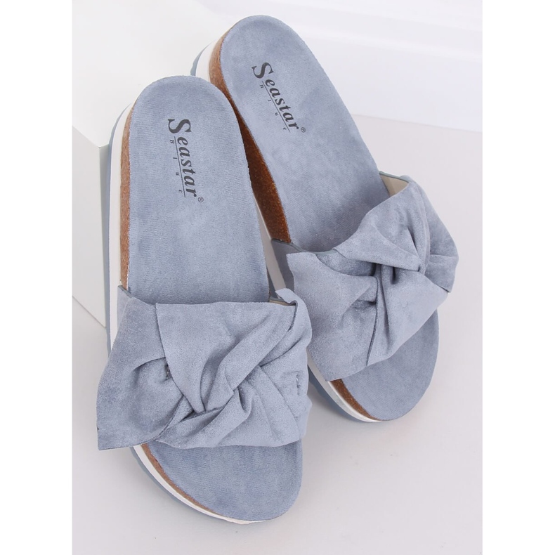 Chaussons bleu femme bleu SS116P Bleu 1