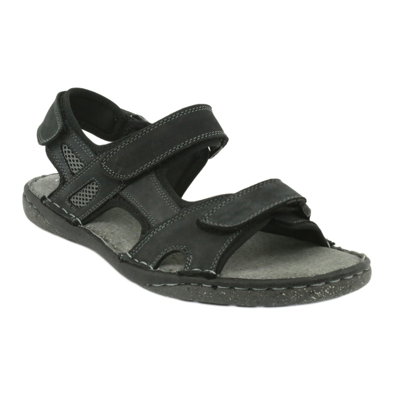 Sandales homme velcro American Club CY15/20 Dk.Navy bleu marin 1