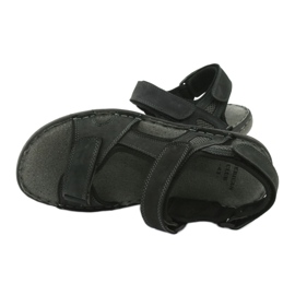 Sandales homme velcro American Club CY15/20 Dk.Navy bleu marin 5