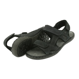 Sandales homme velcro American Club CY15/20 Dk.Navy bleu marin 4