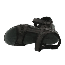 American Club American RL06 / 20 sandales de sport noires 4