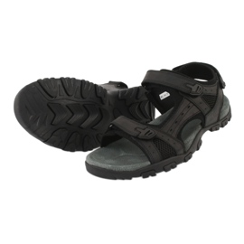 American Club American RL06 / 20 sandales de sport noires 3