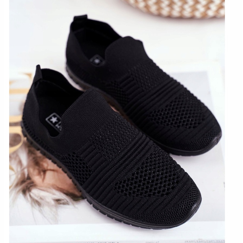 EVE Chaussures de sport noires Bobi pour enfants 1