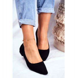EVE Ballerines Femme Daim Noir Westley le noir 2