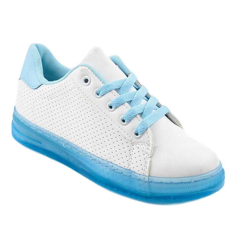 Baskets blanches Baskets H-33 bleu 1