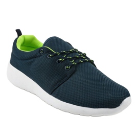 Chaussures de sport pour hommes bleu marine YFM-71B 1