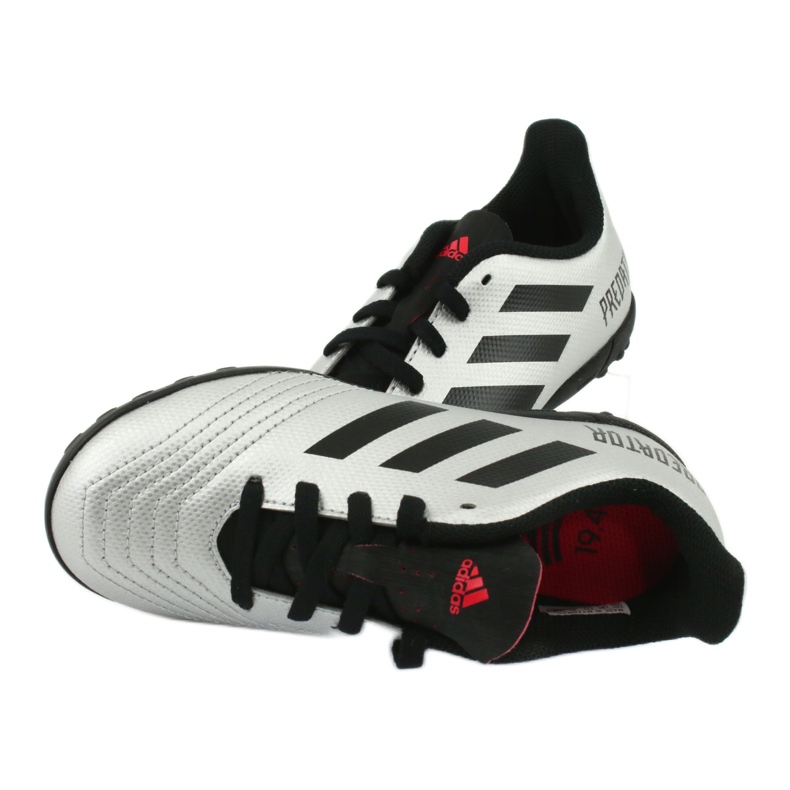 Chaussures de foot Adidas Predator 19.4 Tf Jr G25825 argent 5 Chaussures de foot Adidas Predator 19.4 Tf Jr G25825 argent 5