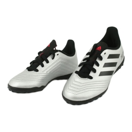 Chaussures de foot Adidas Predator 19.4 Tf Jr G25825 argent 3 Chaussures de foot Adidas Predator 19.4 Tf Jr G25825 argent 3