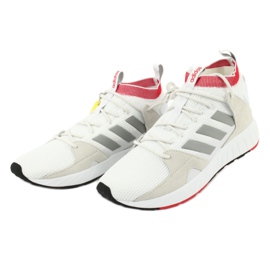 Chaussures Adidas Questarstrike Mid M G25775 blanche rouge gris 2