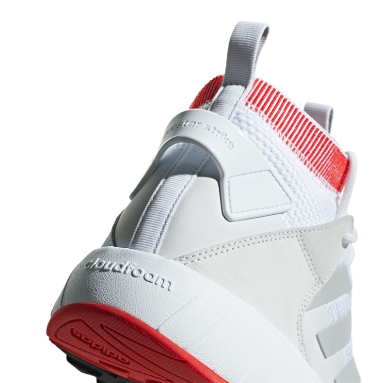 Chaussures Adidas Questarstrike Mid M G25775 blanche rouge gris 5